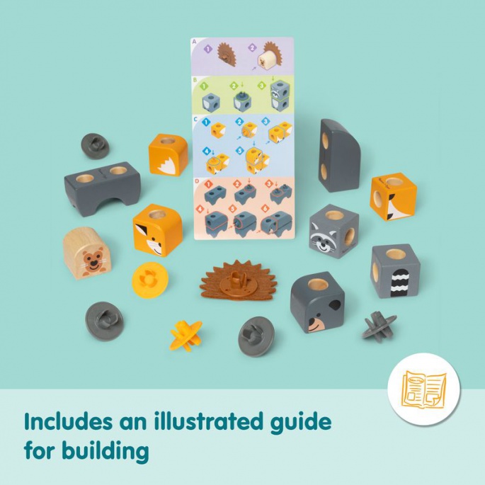 Melissa & Doug Blockables set da costruzione selvaggia