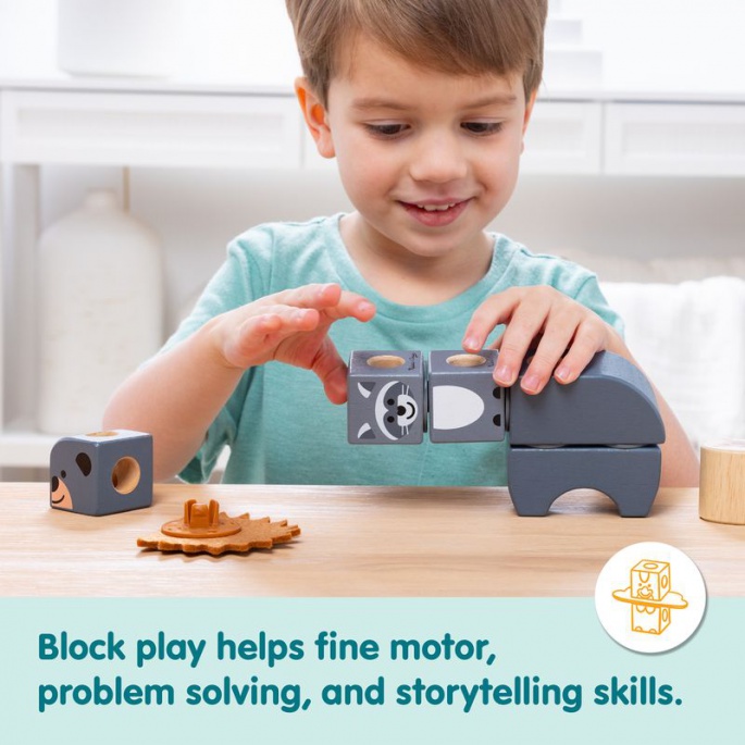 Melissa & Doug Blockables set da costruzione selvaggia