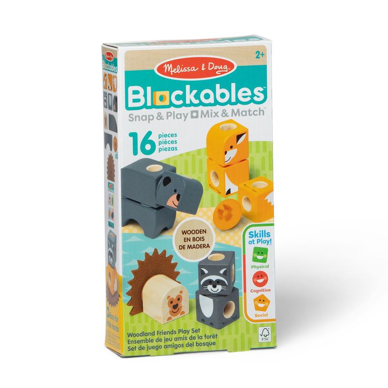 Melissa & Doug Blockables set da costruzione selvaggia