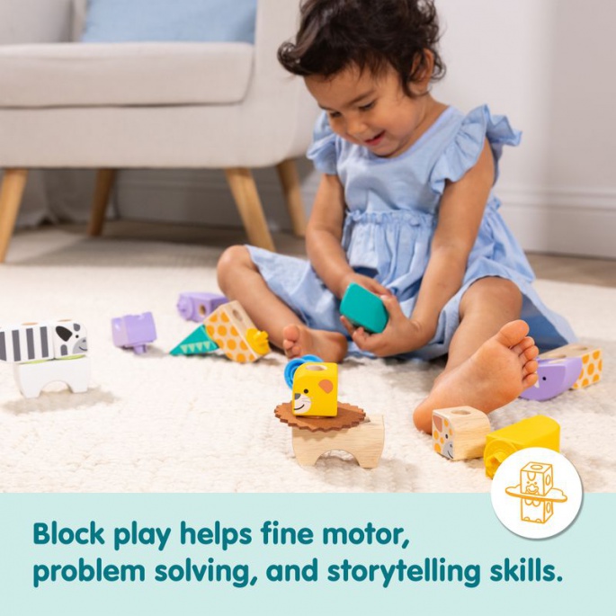 Melissa & Doug Blockables set da gioco safari costruzioni