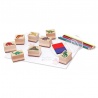 Melissa & Doug timbri in legno con colori lavabili Dinosauri