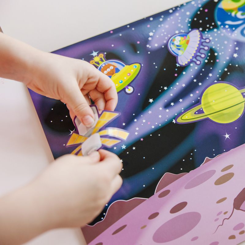 Melissa & Doug adesivi riutilizzabili con tappetino - avventura