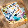 Melissa & Doug adesivi riutilizzabili con base - mondo degli animali