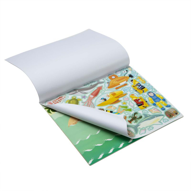 Melissa & Doug adesivi riutilizzabili con base - mondo degli animali