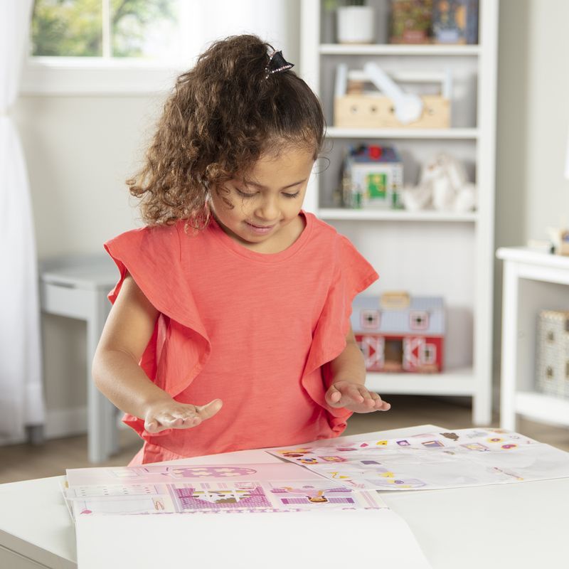 Melissa & Doug adesivi riutilizzabili con base - casa