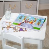 Melissa & Doug adesivi riutilizzabili con base - castello