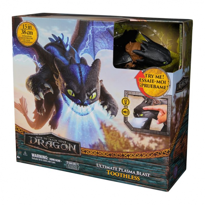 Dragon Trainer Sdentato con effetti sonori e luminosi