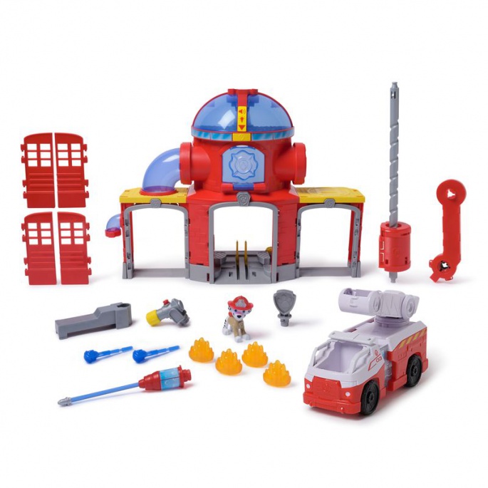 Offerta speciale: Stazione dei pompieri Fire Rescue Paw Patrol + Veicolo Fire Rescue Zuma