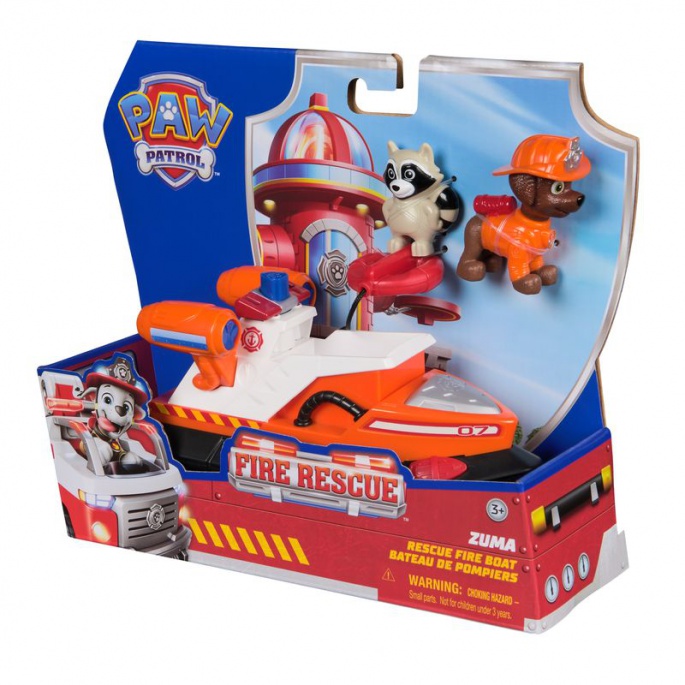 Set conveniente: Paw Patrol Fire Rescue Veicolo Rubble + Fire Rescue Veicolo Zuma