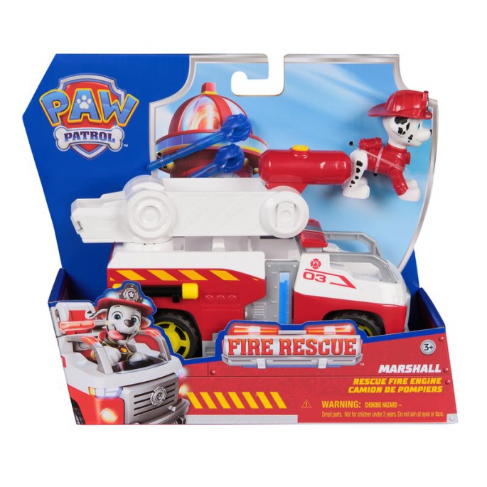 Set vantaggioso: Paw Patrol Fire Rescue veicolo Marshall + Fire Rescue veicolo Zuma