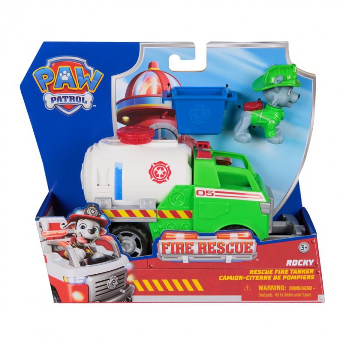 Set vantaggioso: Paw Patrol Fire Rescue veicolo Rocky + Fire Rescue veicolo Zuma