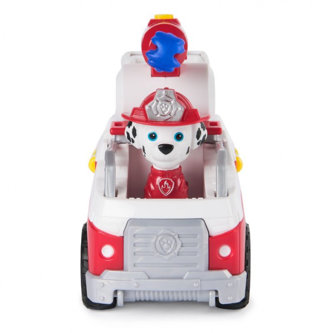 Set vantaggioso: Paw Patrol Fire Rescue veicolo Rubble + Marshall + Rocky + Zuma
