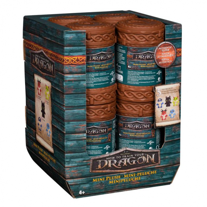 OFFERTA 3+1 gratis: Dragon Trainer - 4 draghi di peluche in botte al prezzo di 3