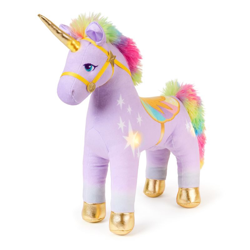 Set convenienza: Unicorn Academy peluche Wildstar con suoni 38 cm + collana con anello