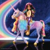 Set vantaggioso: Unicorn Academy unicorno luminoso Wildstar 28 cm e Sophia 24 cm + collana con anello