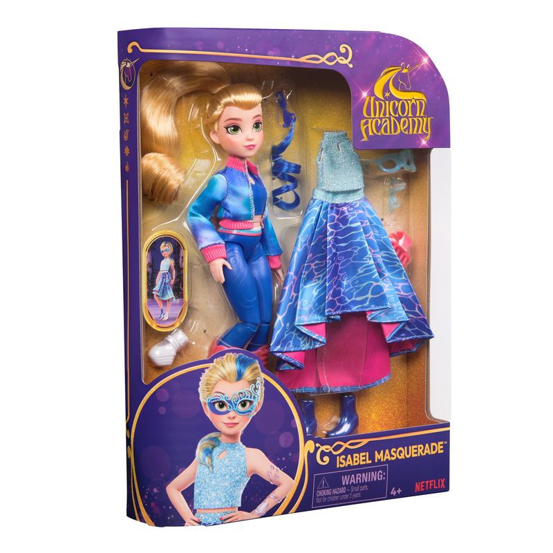 Set vantaggioso: Unicorn Academy deluxe bambola Isabel 24 cm + collana con anello