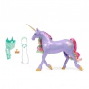 Set vantaggioso: Unicorn Academy unicorno da pettinare Wildstar 24 cm + collana con anello