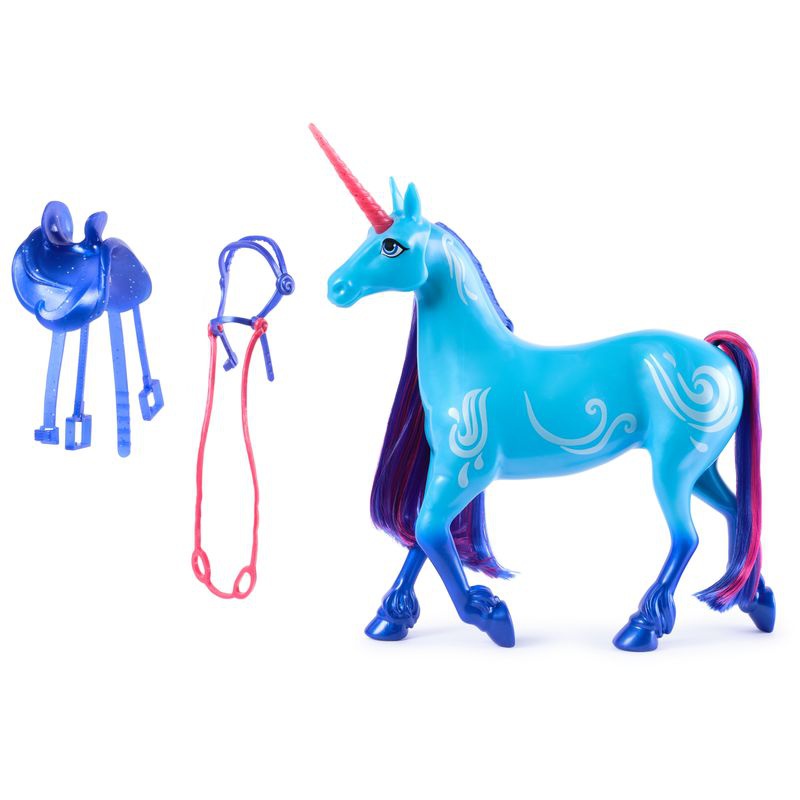 Set vantaggioso: Unicorn Academy unicorno da pettinare River 28 cm + collana con anello