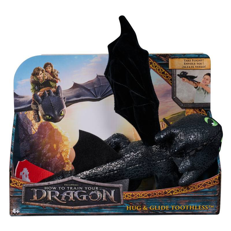 Set vantaggioso: Dragon Trainer peluche Sdentato abbracciante + Gronkio e Gambedipesce