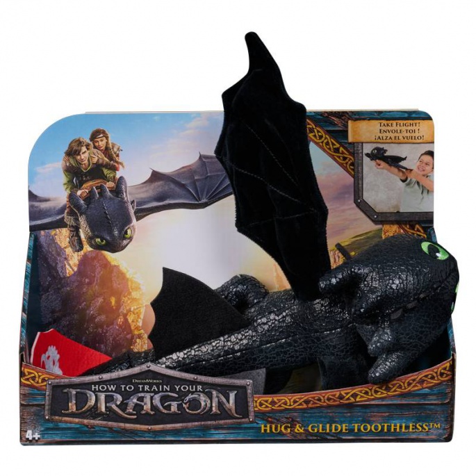 Set vantaggioso: Dragon Trainer peluche Sdentato abbracciante + Gronkio e Gambedipesce