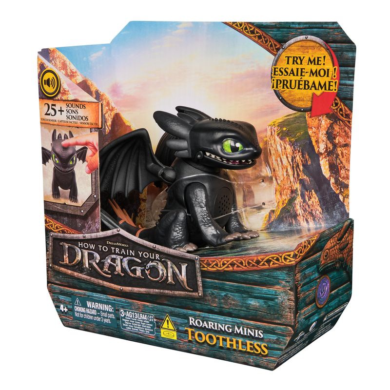 Set vantaggioso: Dragon Trainer mini drago con suoni e movimento Sdentato + Gronkio e Gambedipesce