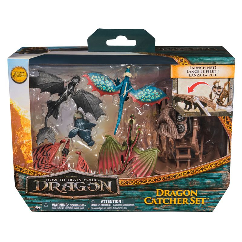 Set vantaggioso: Dragon Trainer multibalení figure + drago e Viking Gronkio e Gambedipesce