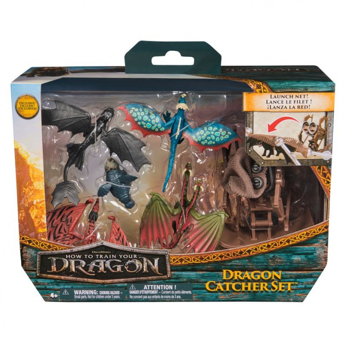 Set vantaggioso: Dragon Trainer multibalení figure + drago e Viking Gronkio e Gambedipesce