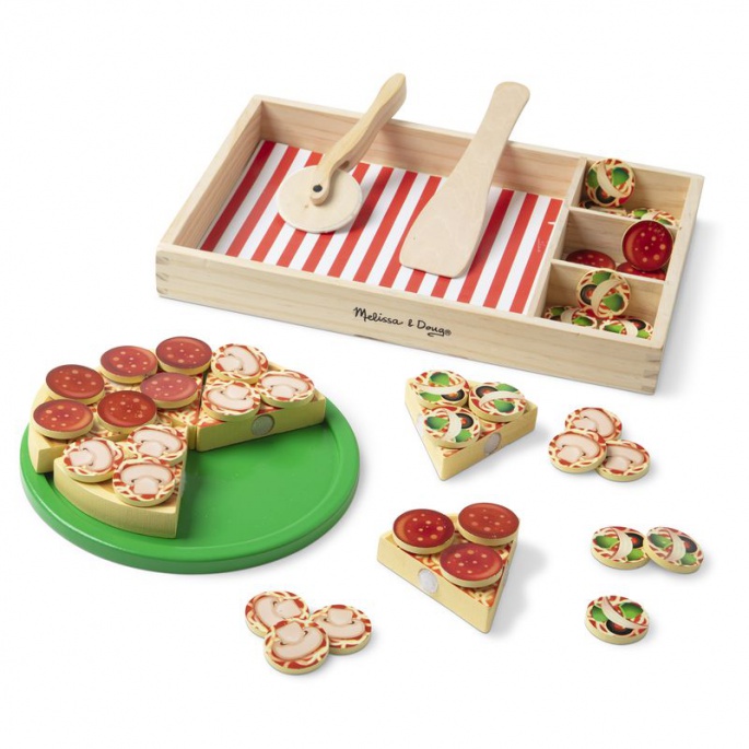 OFFERTA: Set festa della pizza Melissa & Doug + Water WOW magie con l'acqua fiabe IN OMAGGIO