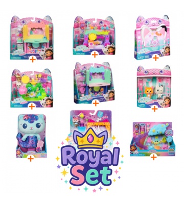 Set Reale: 9 accessori per la grande casa di Gabby’s Dollhouse + Mercat di peluche GRATIS