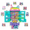 Royal set: Gabby’s Dollhouse grande casa festa con 9 accessori + Mercat di peluche GRATIS