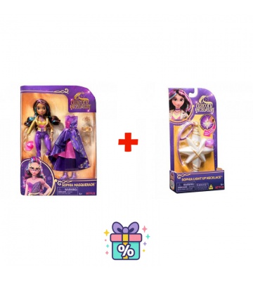Set conveniente: Unicorn Academy deluxe bambola Sophia 24 cm + collana con anello