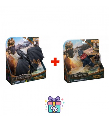 Set vantaggioso: Dragon Trainer Sdentato che emette suoni + Gronkio e Gambedipesce