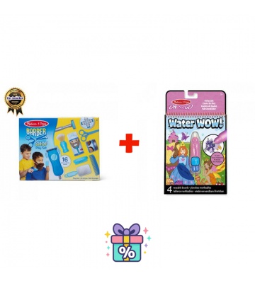 OFFERTA: Gioco del barbiere Melissa & Doug + Water WOW magia con l'acqua fiabe GRATIS