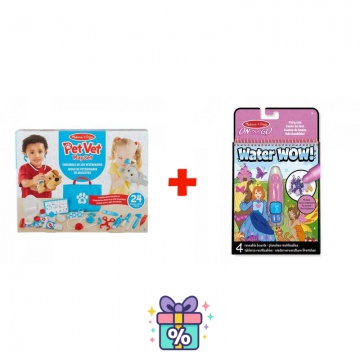 OFFERTA: Gioco da veterinario Melissa & Doug + WOW magia con l'acqua storie GRATIS
