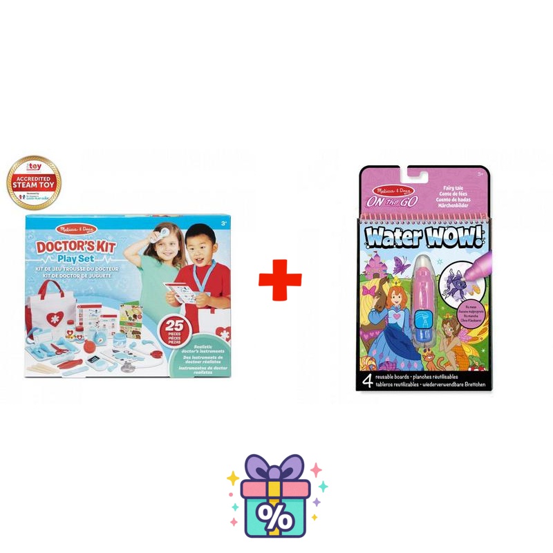 OFFERTA: Melissa & Doug gioco del dottore + WOW magia ad acqua favole GRATIS