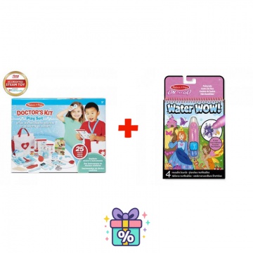 OFFERTA: Melissa & Doug gioco del dottore + WOW magia ad acqua favole GRATIS