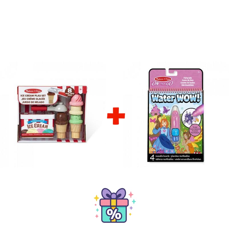 OFFERTA: Set gelato con palline Melissa & Doug + Water WOW storie magiche con l'acqua GRATIS
