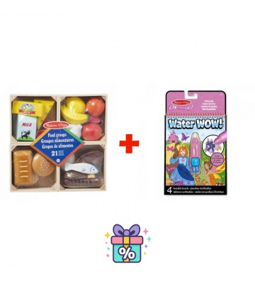 OFFERTA: Set da pranzo Melissa & Doug + Water WOW incantesimi ad acqua fiabe GRATIS