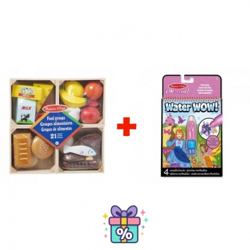 OFFERTA: Set da pranzo Melissa & Doug + Water WOW incantesimi ad acqua fiabe GRATIS