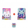 Set conveniente: Casa delle Bambole di Gabby Cakey peluche con suoni + Mercat peluche con funzione