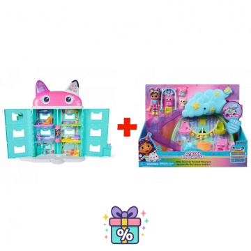 Set vantaggioso: Gabby’s Dollhouse nel film: grande casa del film + set di gioco asilo nido