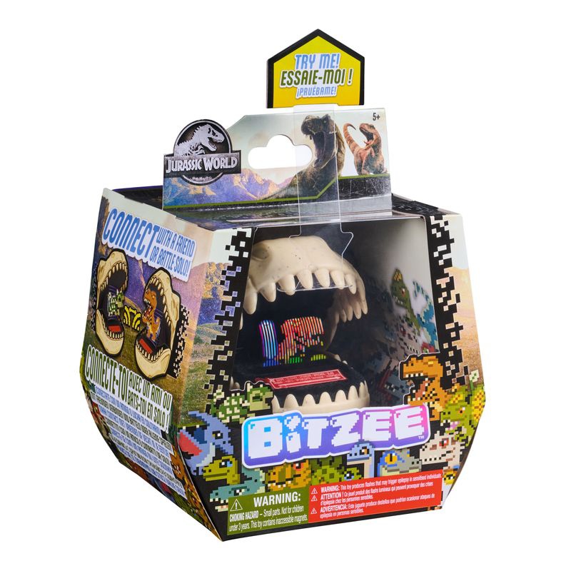 Set conveniente: Dino interattivo T-rex che si schiude dall'uovo + Bitzee mondo giurassico con dinosauri
