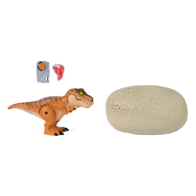 Set conveniente: Dino interattivo T-rex che si schiude dall'uovo + Bitzee mondo giurassico con dinosauri