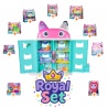 Royal set: Grande casa di Gabby’s Dollhouse dal film con 9 accessori + DJ Catnip di peluche GRATIS