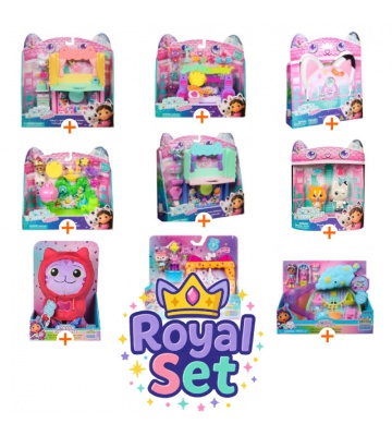 Set Reale: 9 accessori per la grande casa di Gabby’s Dollhouse + DJ Catnip di peluche GRATIS