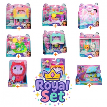 Set Reale: 9 accessori per la grande casa di Gabby’s Dollhouse + DJ Catnip di peluche GRATIS