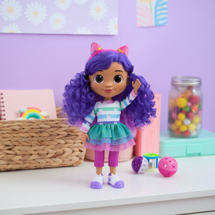 OFFERTA: Gabby’s Dollhouse grande casa festa + bambola interattiva + orecchie GRATIS