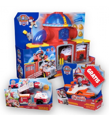 OFFERTA: Paw Patrol caserma dei pompieri + grande camion dei pompieri interattivo + Zuma GRATIS