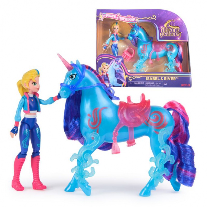 OFFERTA: Scuderia pieghevole Unicorn Academy + 7 unicorni e personaggi da 11 cm + Ava e Leaf GRATIS