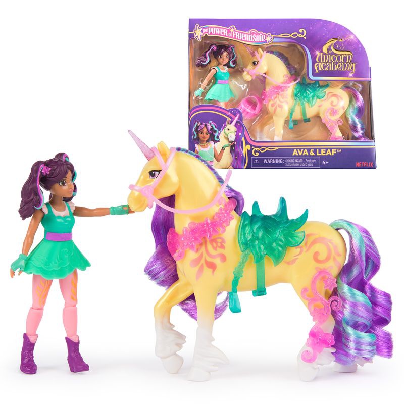 OFFERTA: Scuderia pieghevole Unicorn Academy + 7 unicorni e personaggi da 11 cm + Ava e Leaf GRATIS